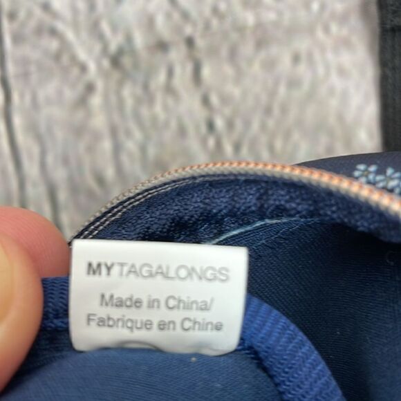 Tagalong Belt Fanny Pack Small Floral Navy Blue - Picture 10 of 14